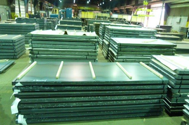 High-strength steel sheets in factory